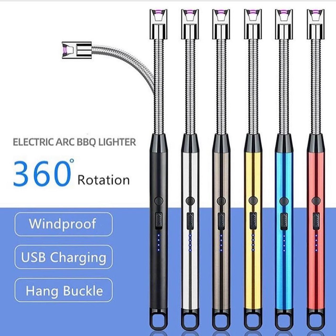 USB-C - 360 Rechargeable Kitchen Stove Lighter