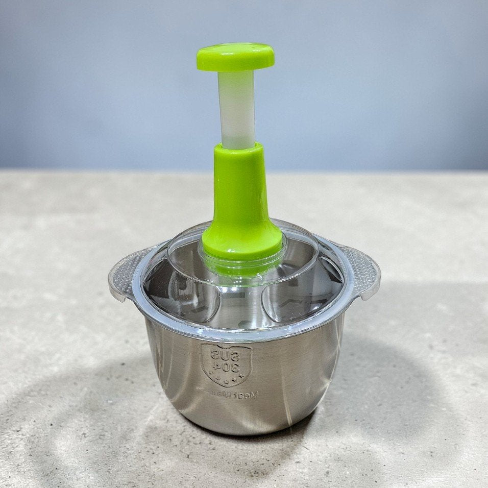 Imported 5 Liter - 2 in 1 Electric & Manual | 5 Blades Chopper 1000 Watt