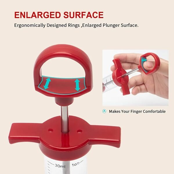 Meat Marinade Injector Turkey Chicken Flavour Sauce Cooking Syringe