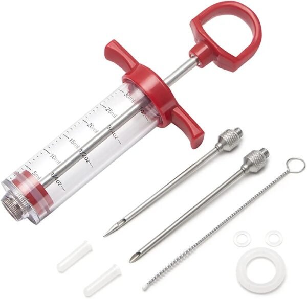 Meat Marinade Injector Turkey Chicken Flavour Sauce Cooking Syringe