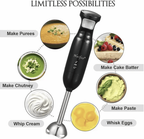 Naifeo Heavy Duty Imported Hand Blender (4 Blades Stainless Steel)