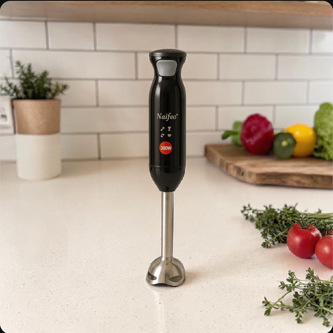 Naifeo Heavy Duty Imported Hand Blender (4 Blades Stainless Steel)