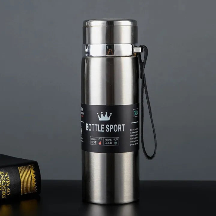 Insulated Water Bottle, 1 Litre Stainless Steel Water Bottle for 12 Hours Hot & Cold