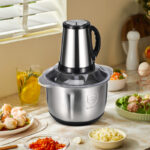 2 in 1 Electric and Manual Stainless Steel Meat Chopper (Free Delivery)