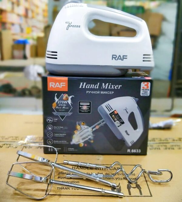 RAF Hand Mixer | 7 Speed | 160Watt  | Multi Color | 3 years Warranty