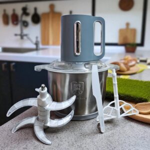 Silver Crest 6 Blades Imported Stainless steel Meat Chopper 3 Liter (German Brand 🇩🇪)
