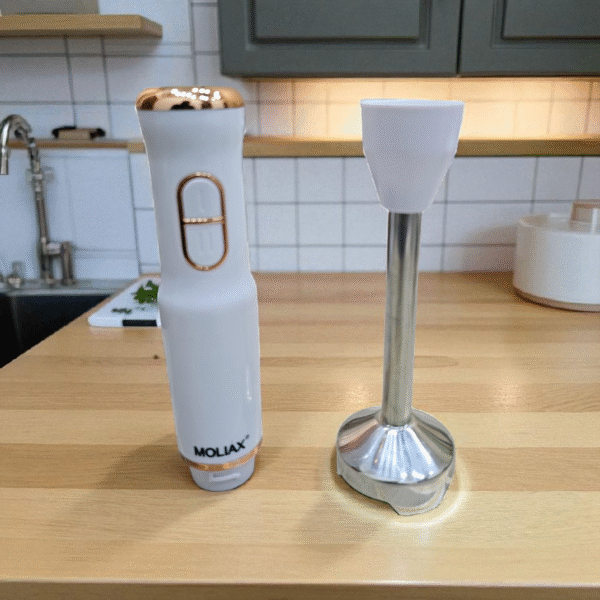 MOLIAX Heavy Duty Imported Hand Blender (4 Blades Stainless Steel)