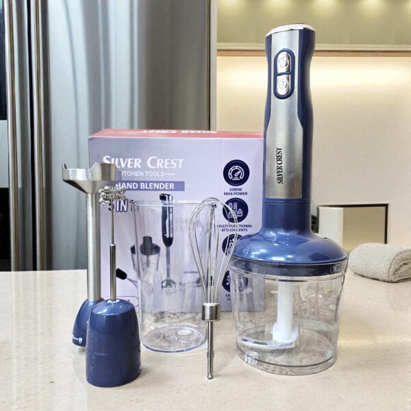 Silver Crest 5 in 1 Hand Blender & Meat Chopper Set 1000Watt (German Brand 🇩🇪)
