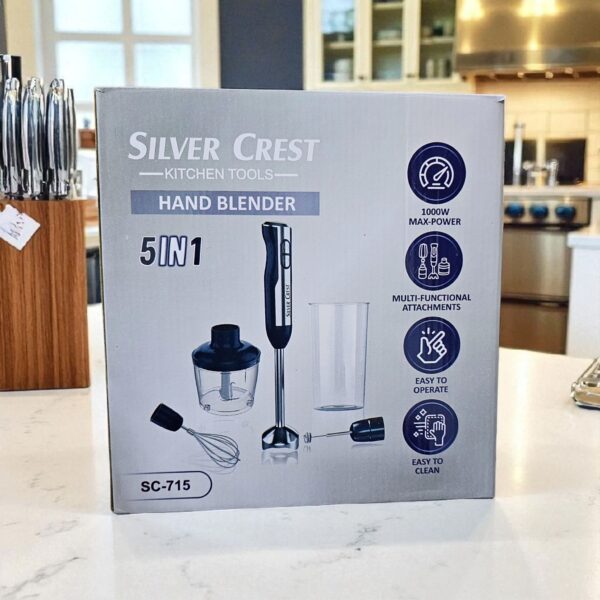 Silver Crest 5 in 1 Hand Blender & Meat Chopper Set 1000Watt (German Brand 🇩🇪)