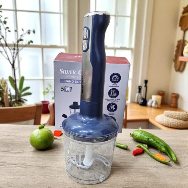 Silver Crest 5 in 1 Hand Blender & Meat Chopper Set 1000Watt (German Brand 🇩🇪)
