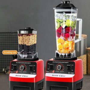 2 in 1 Silver Crest - Heavy Duty Blender - 3 Liter - Orignal