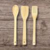3 Bamboo Wooden Spoon Set -Size 14 Inch