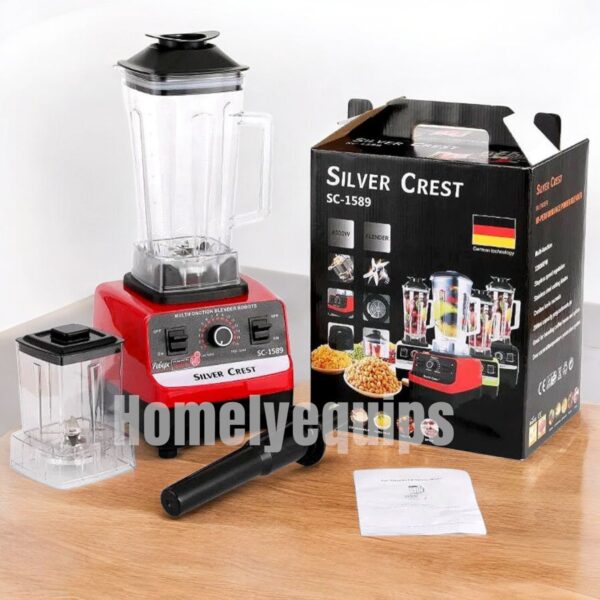 2 in 1 Silver Crest - Heavy Duty Blender & Grinder - Original Lot 🇩🇪