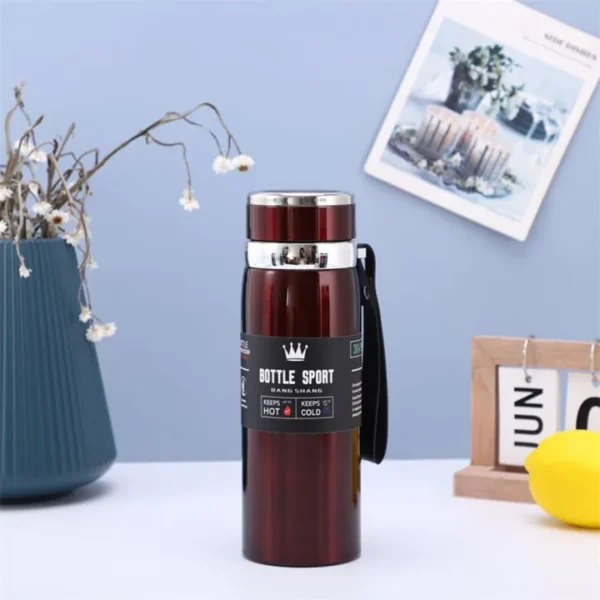 Insulated Water Bottle, 1 Litre Stainless Steel Water Bottle for 12 Hours Hot & Cold