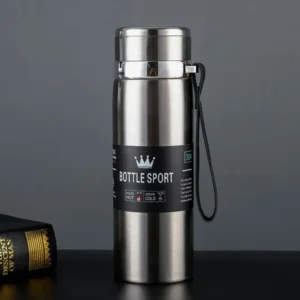 Insulated Water Bottle, 1 Litre Stainless Steel Water Bottle for 12 Hours Hot & Cold