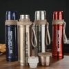 Leakproof Stainless Steel Sports Water Bottle – Hot & Cold Thermos Flask 750ml