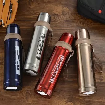 Leakproof Stainless Steel Sports Water Bottle – Hot & Cold Thermos Flask 750ml