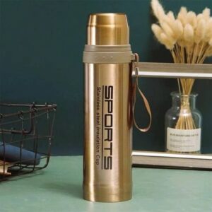 Leakproof Stainless Steel Sports Water Bottle – Hot & Cold Thermos Flask 750ml