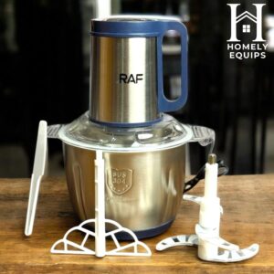 RAF Imported 3L Electric Meat Chopper – 3 Years Warranty (Russian Brand 🇷🇺)