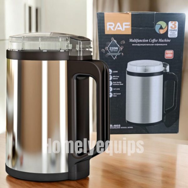 RAF Original Imported Masala Grinder | Stainless | 500g Capacity | 8 Stainless Steel Blades | Double Body