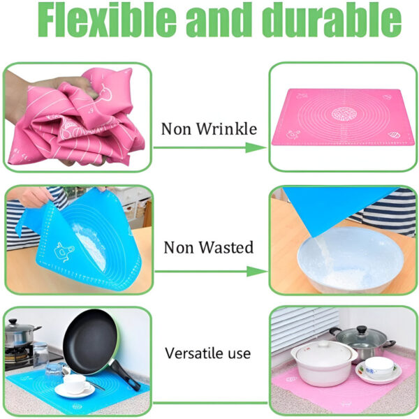 Imported Multicolor Silicone Roti Maker Mat